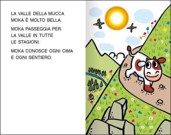 Mucca moka e i sentieri di montagna