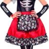 "MUJER DIA DE LOS MUERTOS" (vestito, scaldabraccia, copricapo con velo)
