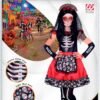 "MUJER DIA DE LOS MUERTOS" (vestito, scaldabraccia, copricapo con velo)