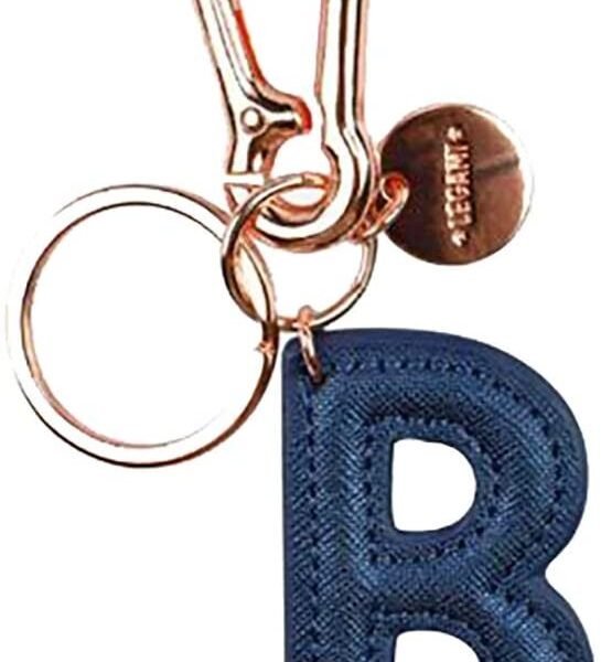 MY INITIAL  - KEY RING - B - BLUE