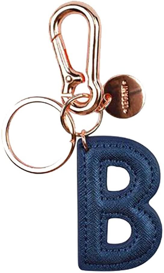 MY INITIAL  - KEY RING - B - BLUE
