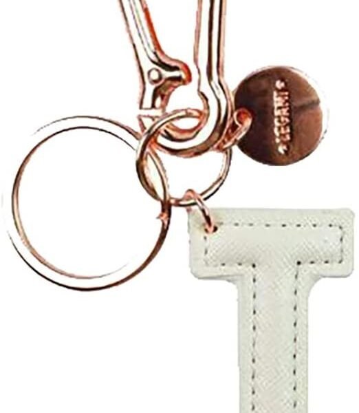 MY INITIAL  - KEY RING - I - WHITE