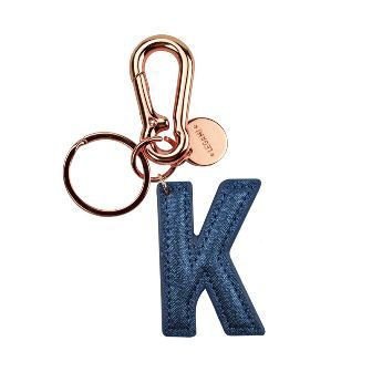 MY INITIAL  - KEY RING - K - BLUE
