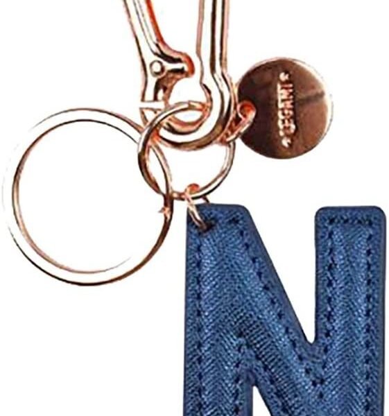 MY INITIAL  - KEY RING - N - BLUE