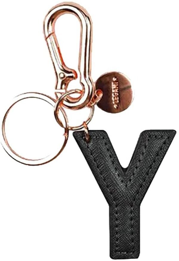 MY INITIAL  - KEY RING - Y - BLACK