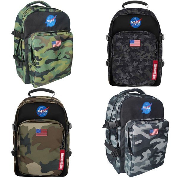 Nasa zaino ovetto triplo originale colore camouflage