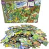 OBSERVATION PUZZLE - Dinosaurs + booklet - 100 pcs