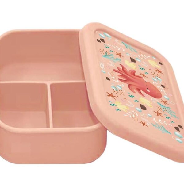 OCTOPUS - SILICONE LUNCH BOX .