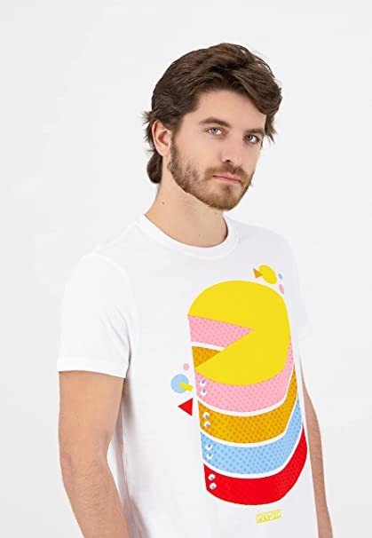 Pac-man - 3D Pac-man Men's T-shirt - M