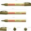 Paint marker ErichKrause&reg;, color: gold (box 6 pcs.)