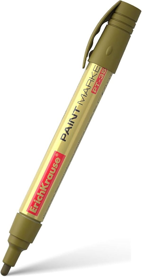 Paint marker ErichKrause&reg;, color: gold (box 6 pcs.)