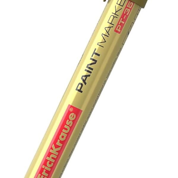 Paint marker ErichKrause&reg;, color: gold (box 6 pcs.)