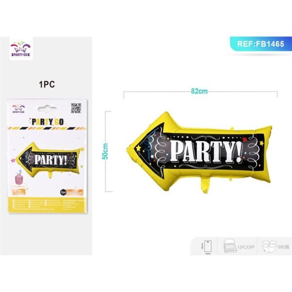 PALLONCINO MYLAR PARTY 50*82CM