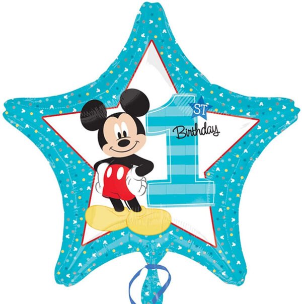 Pallone foil standard 43cm Mickey 1stBD    PZ