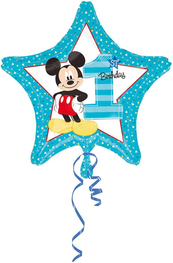 Pallone foil standard 43cm Mickey 1stBD    PZ