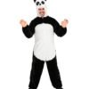 PANDA IN PELUCHE SOFT (costume con cappuccio e maschera)