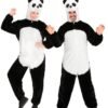 PANDA IN PELUCHE SOFT (costume con cappuccio e maschera)