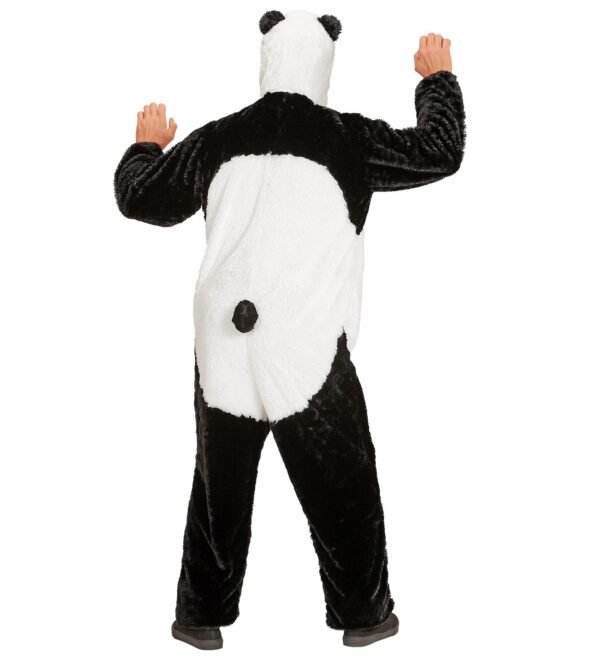 PANDA IN PELUCHE SOFT (costume con cappuccio e maschera)