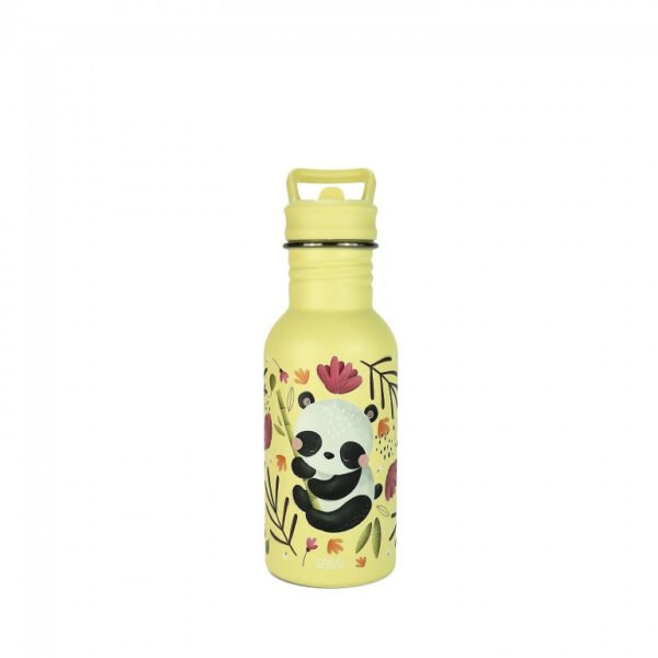 PANDA - STAINLESS STEEL BOTTLE - 500 ML .