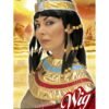 PARRUCCA CLEOPATRA CON COLLARE E FASCIA PER TESTA in scatola