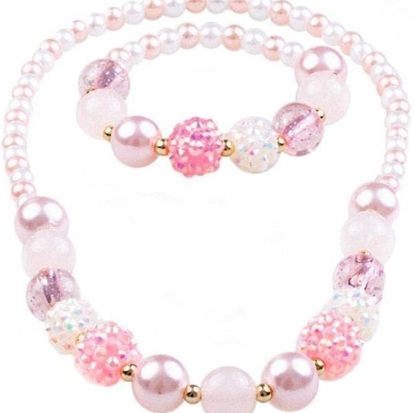 pearly-pink-bl-nl-set.jpg Pearly Pink Bracelet & Necklace Set