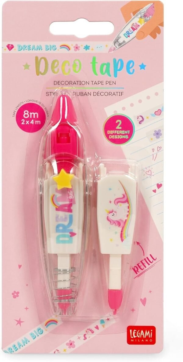 Penna a nastro per decorazione - deco - unicorn