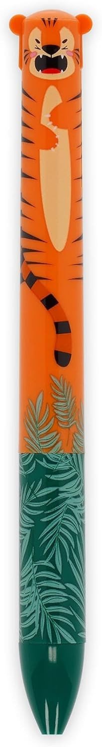 Penna a sfera a due colori - click&clack - tiger