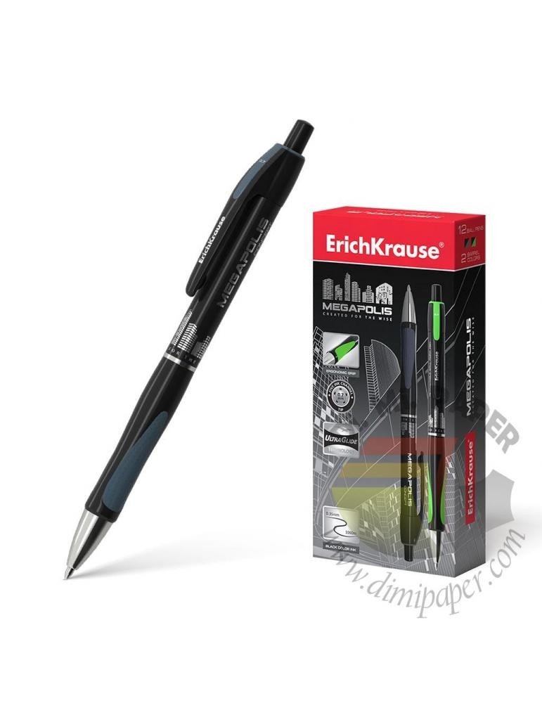 PENNA A SFERA A SCATTO EK MEGAPOLIS, NERO