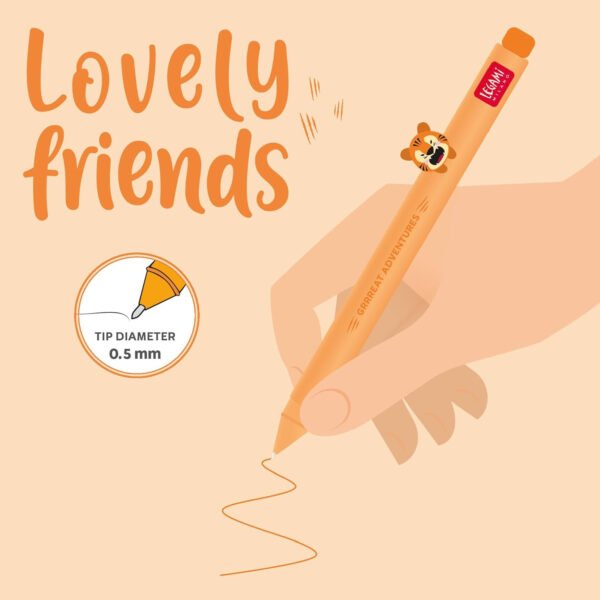 PENNA GEL ANIMAL. DECORATIVO -
LOVELY FRIENDS - TIGER