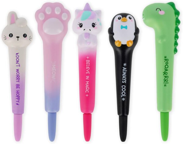 Penna gel antistress - squeezies - penguin