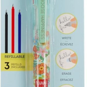 PENNA GEL CANC. 3 COLORI - MAKE MISTAKES - FLOWERS