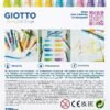 Pennarelli punta pennello giotto turbo soft brush pastel scatola 10 colori fila