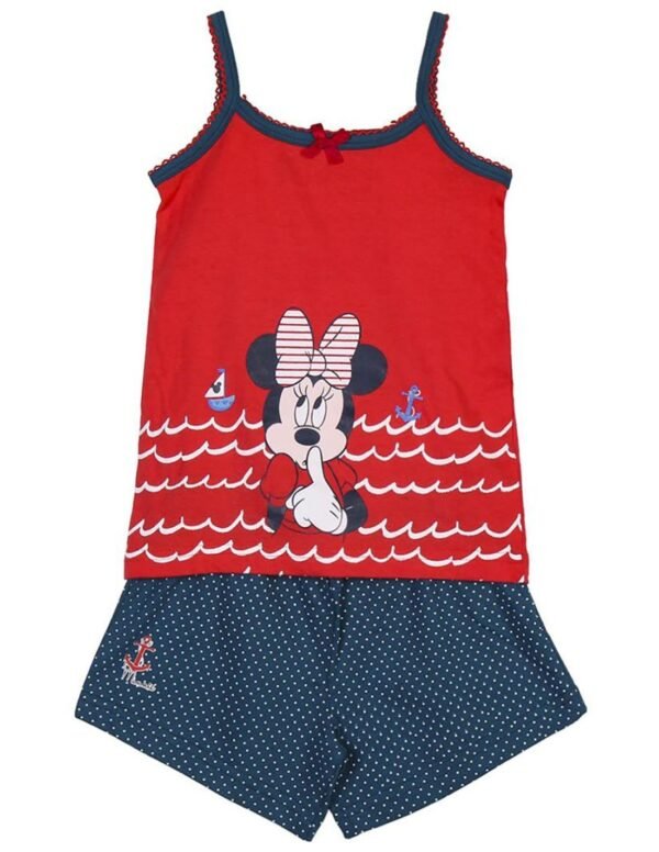 PIGIAMA MANICA CORTA BRETELLES MINNIE