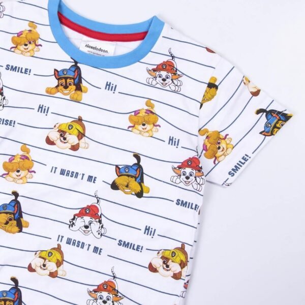 PIGIAMA MANICA CORTA SINGLE JERSEY POINT PAWPATROL