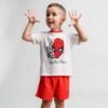 PIGIAMA MANICA CORTA SINGLE JERSEY SPIDERMAN