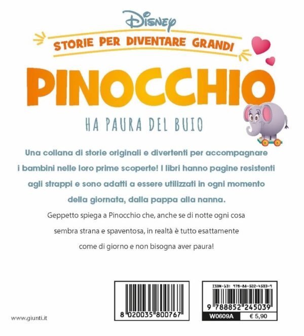 PINOCCHIO HA PAURA DEL BUIO