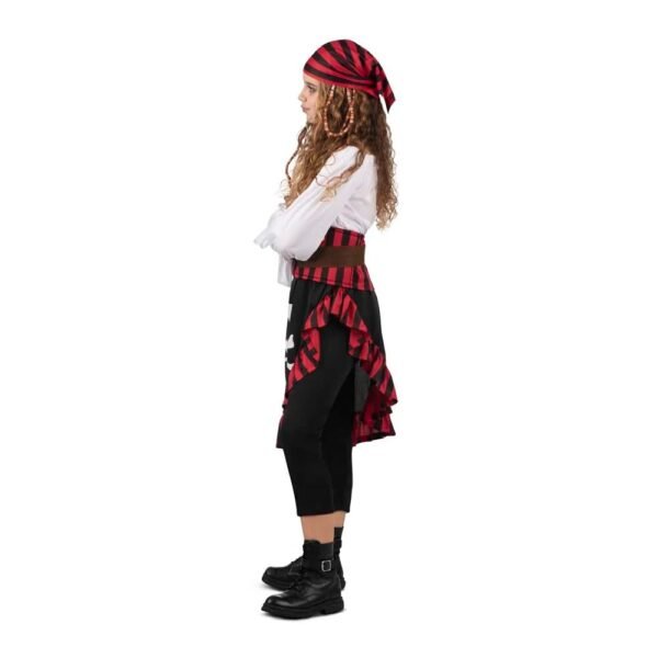 Pirata 7-9 Anni Bandana, abito, corsetto e cintura