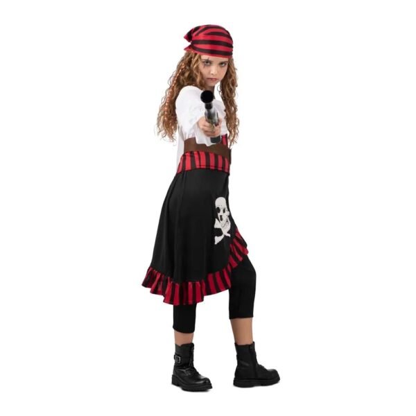 Pirata 7-9 Anni Bandana, abito, corsetto e cintura