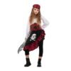 Pirata 7-9 Anni Bandana, abito, corsetto e cintura