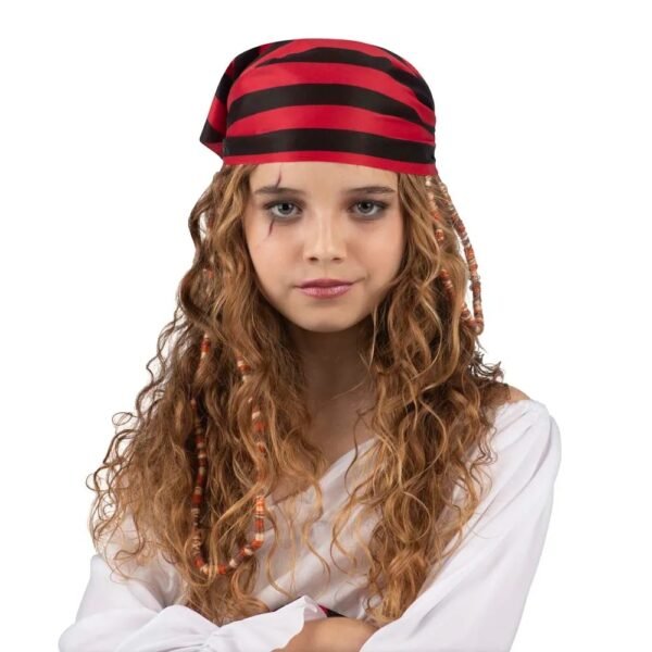Pirata 7-9 Anni Bandana, abito, corsetto e cintura