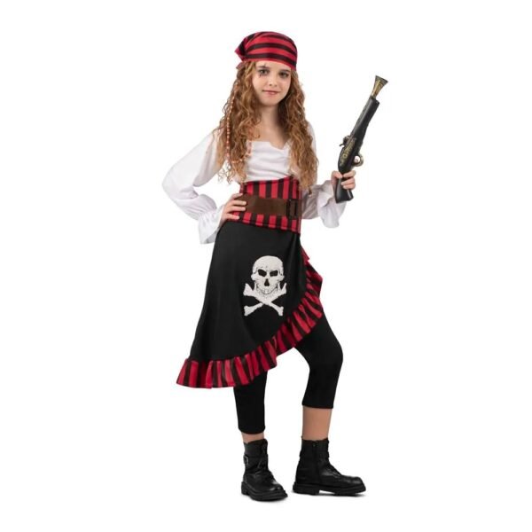Pirata 7-9 Anni Bandana, abito, corsetto e cintura