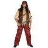 "PIRATA" (camicia con gilet e cintura, pantaloni, fascia per testa)  TG L