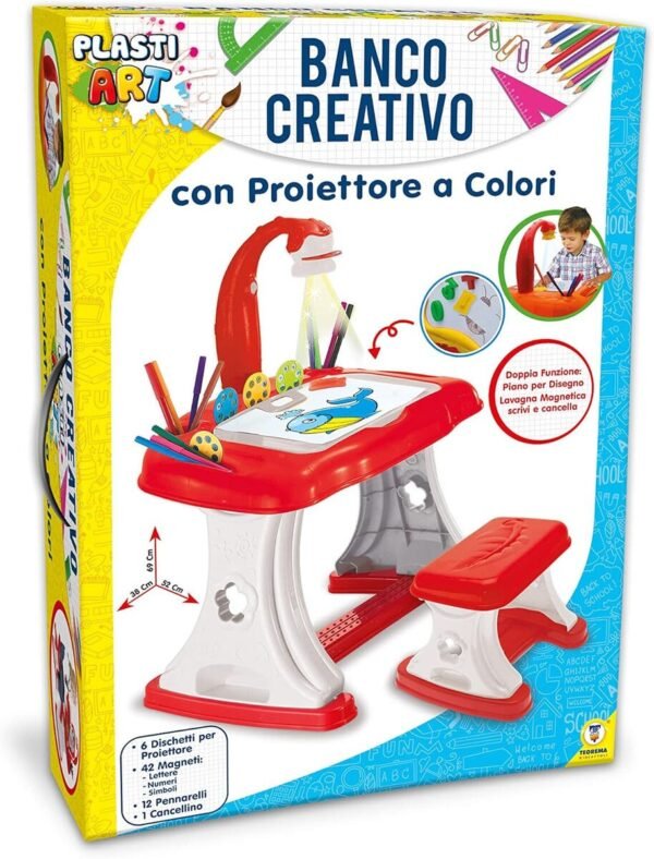 PLASTIART - BANCO SCUOLA CON PROIETTORE