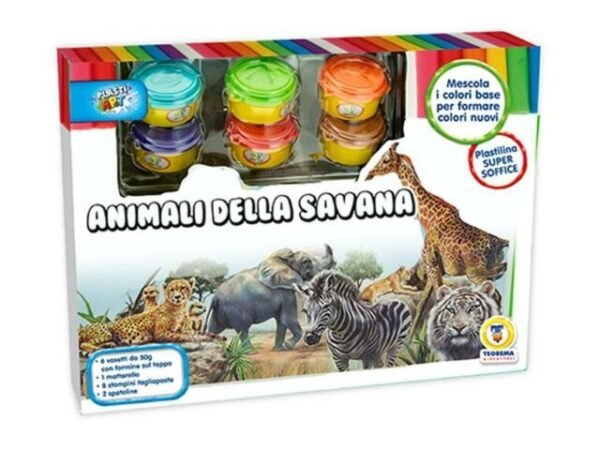 PLASTIART - SET SAVANA 6 VASETTI 2 ASS