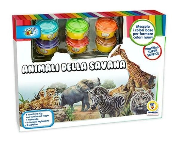 PLASTIART - SET SAVANA 6 VASETTI 2 ASS