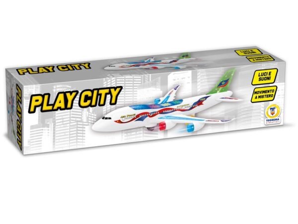 PLAY CITY - AEROPLANO GRANDE CON LUCI E SUONI