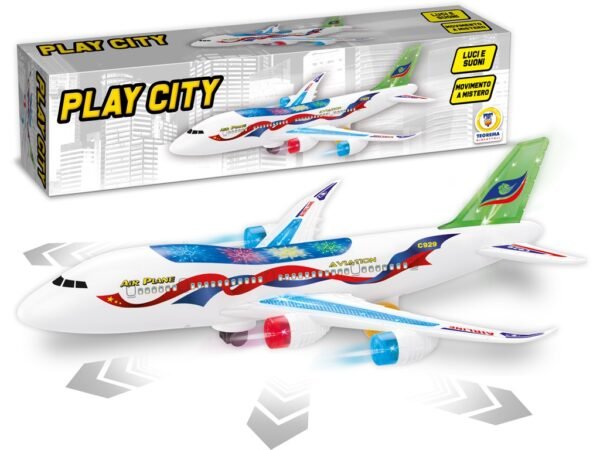 PLAY CITY - AEROPLANO GRANDE CON LUCI E SUONI