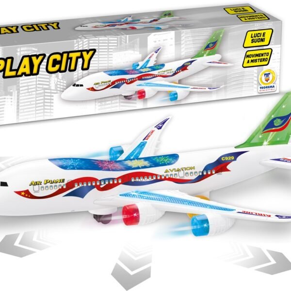 PLAY CITY - AEROPLANO GRANDE CON LUCI E SUONI