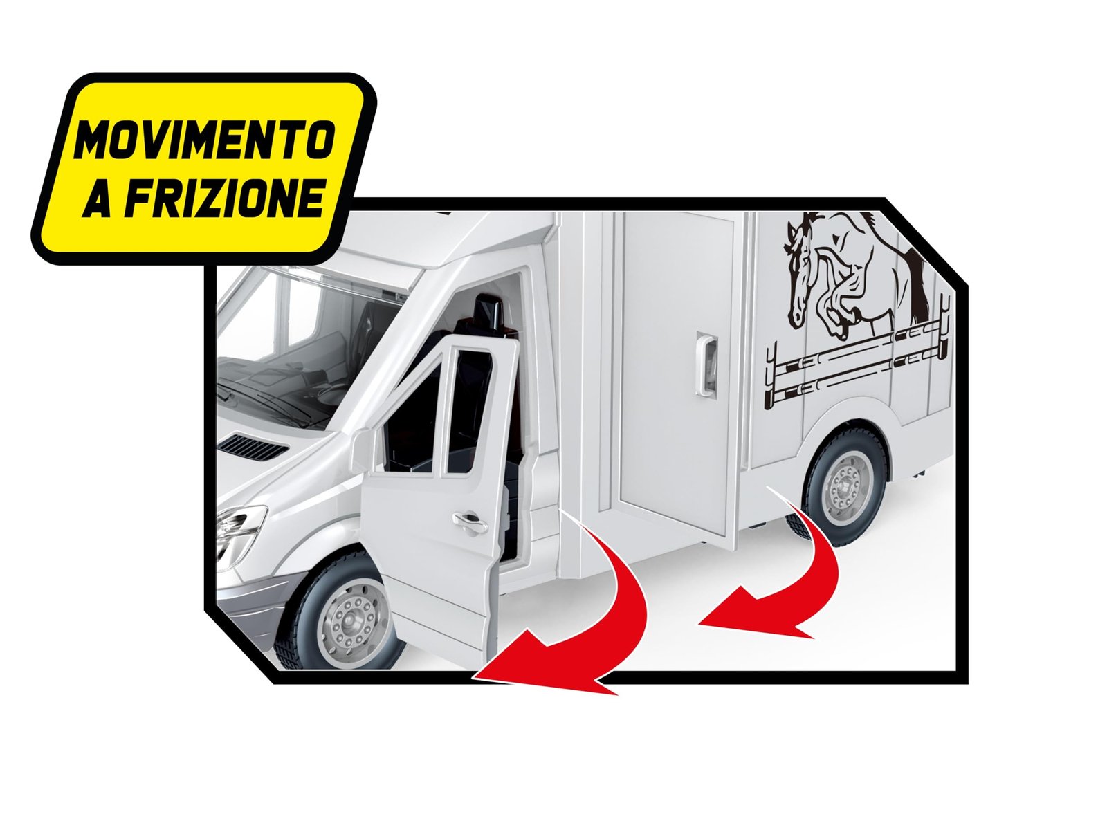 PLAY CITY - PLAYSET TRASPORTO CAVALLI LUCI E SUONI - immagine 4