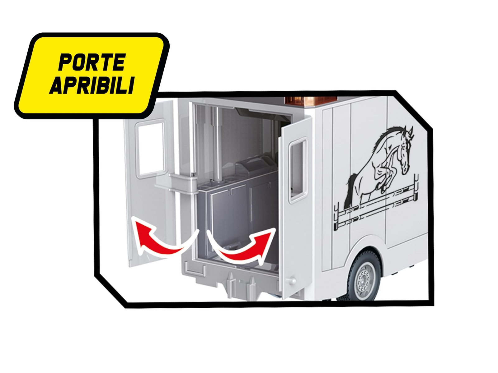 PLAY CITY - PLAYSET TRASPORTO CAVALLI LUCI E SUONI - immagine 5